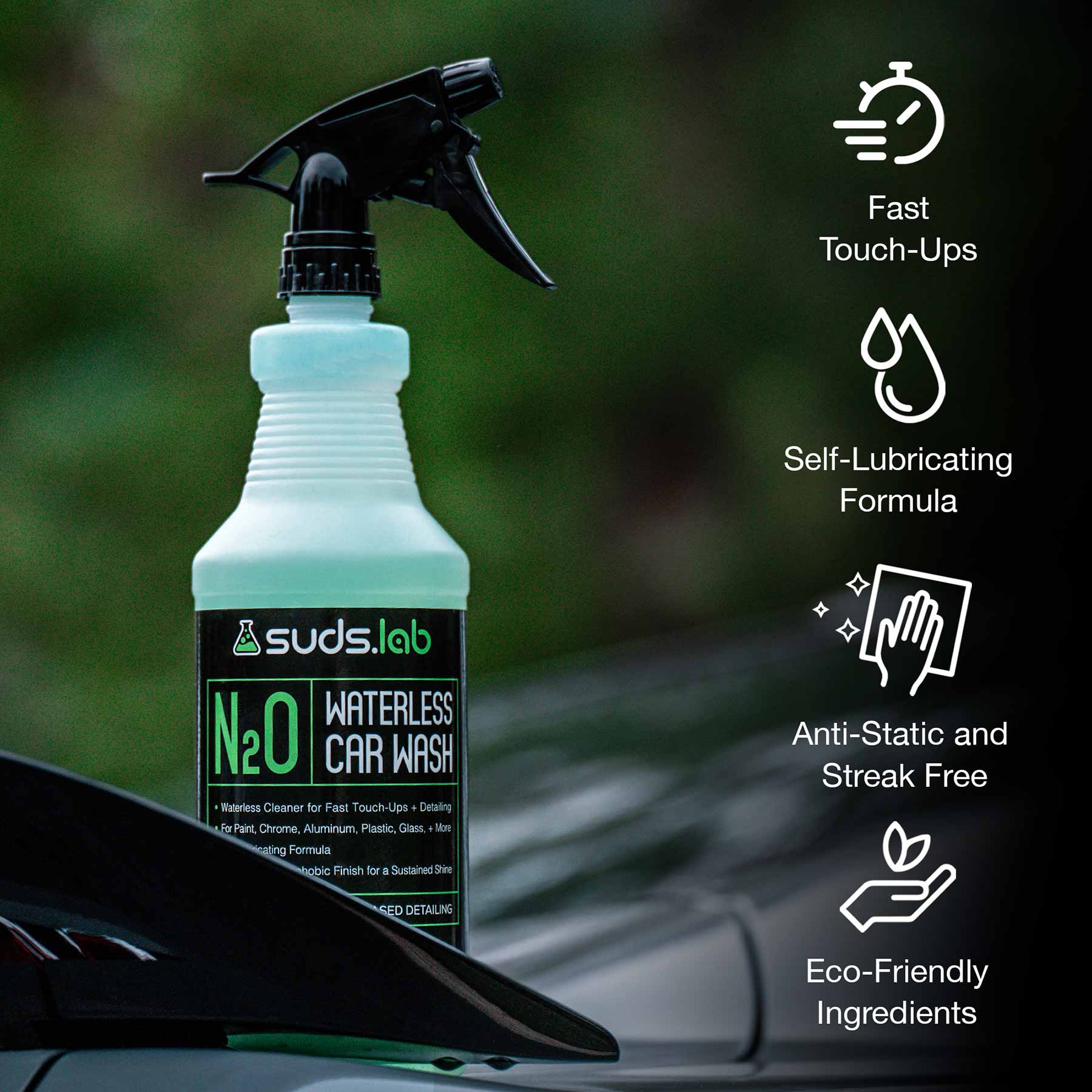Suds Lab C2 Complete Car Cleaning Combo Kit - Interior, Exterior