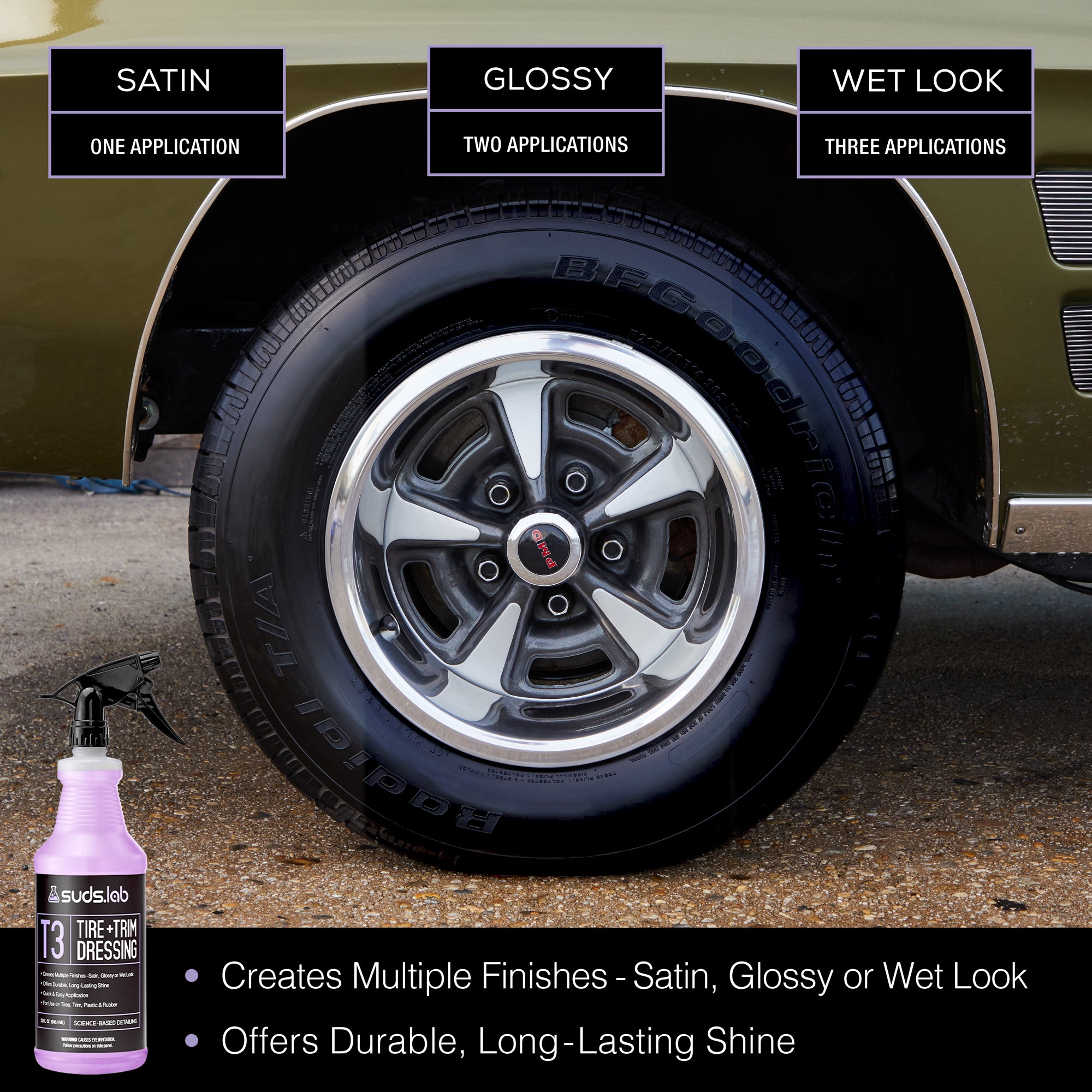 T3 Tire + Trim dressing